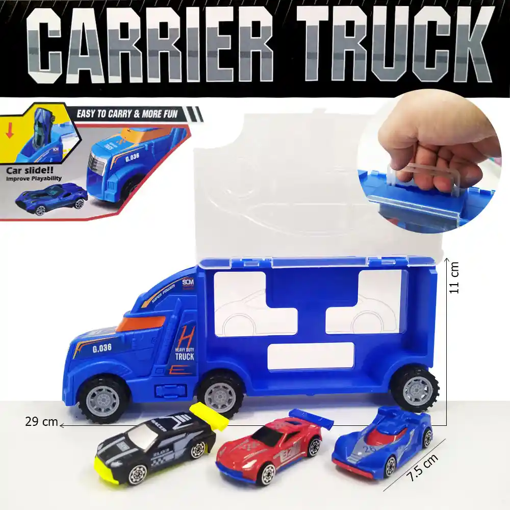 Carro Niñera Azul Juguetes Cars Niños Vehículos Jugueteria