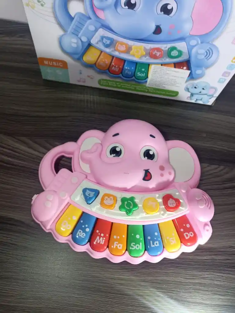 Instrumento Musical Juguete Piano Elefante