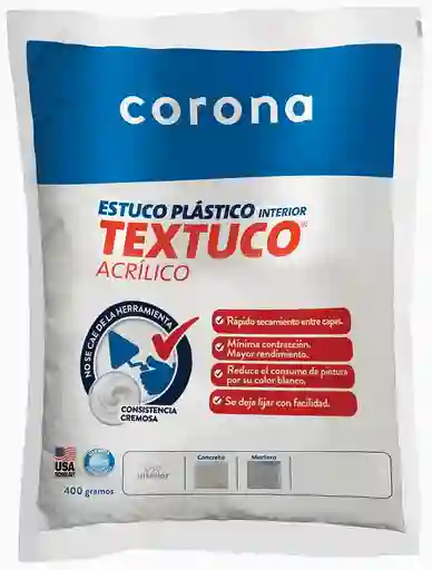Textuco X Bolsa 400 Gramos Corona