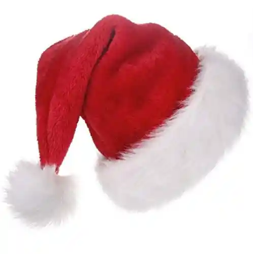 Paquete Gorro Navideño Rojo X6