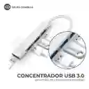 Hub Multipuertos Usb 3.0 Carcaza Aluminio 4 Puertos Fino