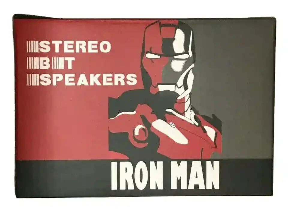 Altavoz Bluetooth Estéreo Iron Man Dorado