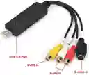 Capturadora De Video Audio Usb Conexión S-video A Rca