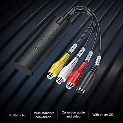 Capturadora De Video Audio Usb Conexión S-video A Rca