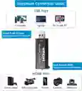 Capturadora De Video Live Streaming Hd 1080 Hdmi 4k Usb 2