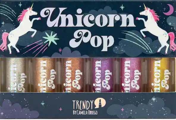 TRENDY Kit Delineador Glitter X 6 Und Unicorn Pop