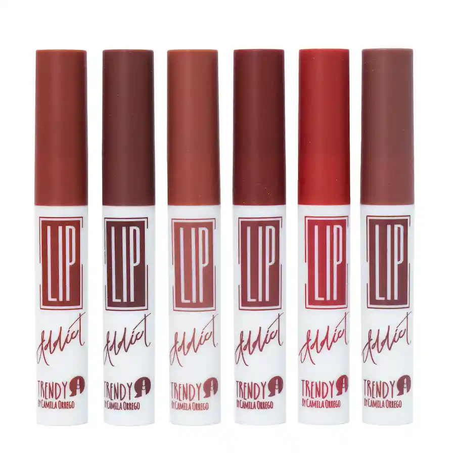 TRENDY Kit Labiales X 6 Lip Addict Nudes