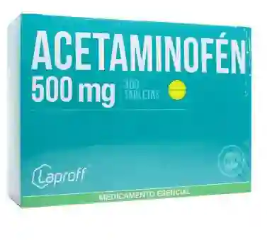 Laproff  Acetaminofen500 Mg Sobre 10 Tab