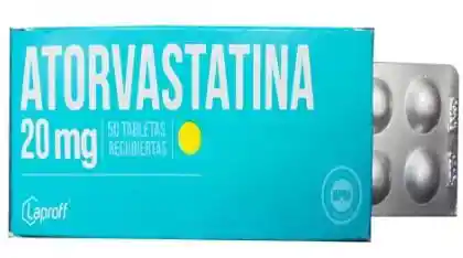 Atorvastatina 20 Mg Tabletas Recubiertas X 10 Tabletas