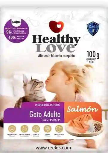 Healthy Love Gato Adulto Salmon 100gr