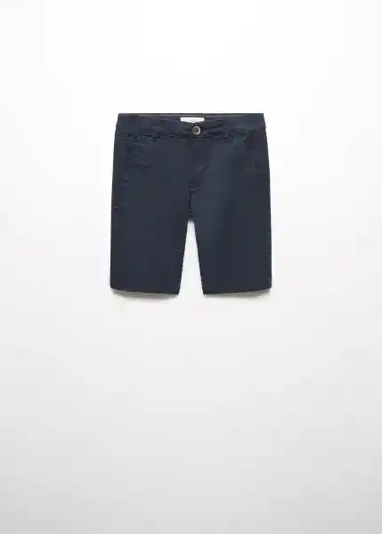 Bermuda Pico Navy Talla 09 Niños Mango