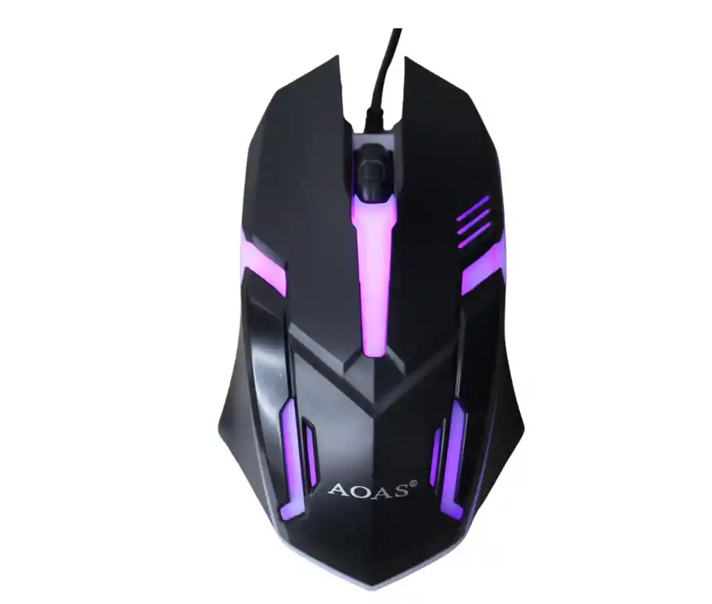 Mouse Gamer Alámbrico Color Rgb Aoas V02 Usb Gaming
