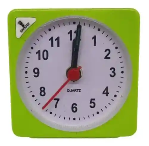 Reloj Despertador Mini 5,5x5,5 Cm Tamaño