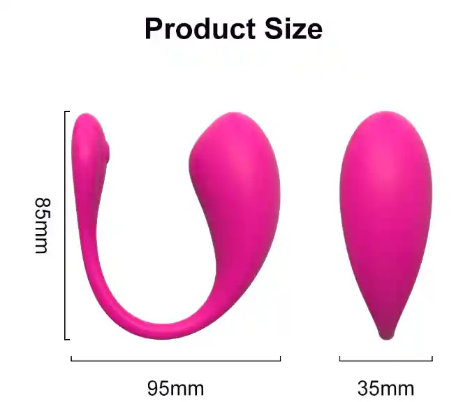 Vibrador Huevo Larga Distancia Manejo Con Smartphone Carga Usb Long Distance Egg