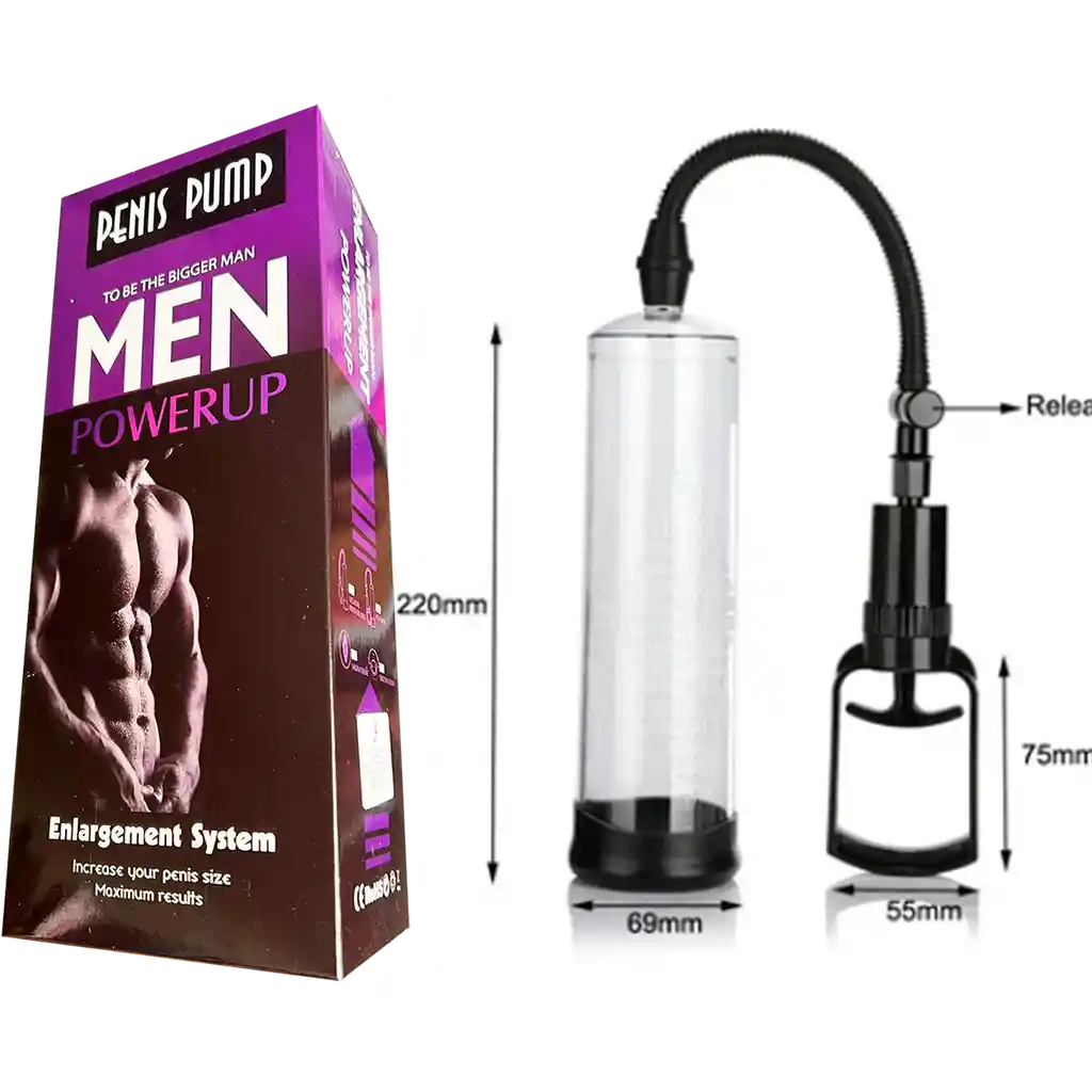 Alargador De Pene Bomba De Succión Penis Pump Men Power Up Enlargement System Pene Mas Grande Erección Mas Fuerte