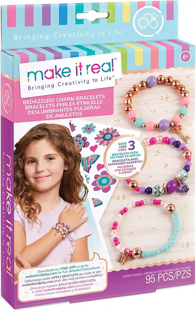 Kit Para Hacer Manillas Pulseras Juguete Para Niña Brazalete