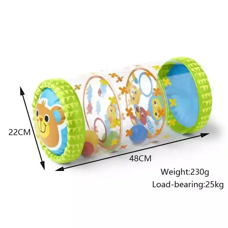 Rodillo De Gateo Inflable Para Bebes Con Actividades Bruin