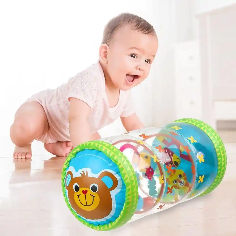 Rodillo De Gateo Inflable Para Bebes Con Actividades Bruin