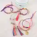 Kit Para Hacer Manillas Y Collares Juguete Para Niñas