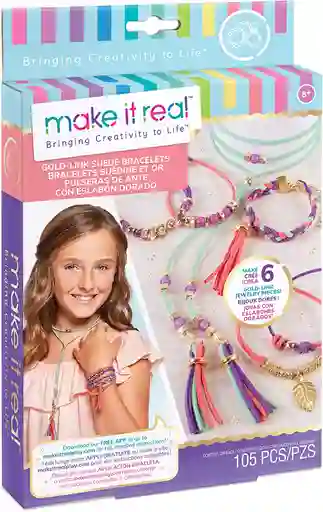 Kit Para Hacer Manillas Y Collares Juguete Para Niñas