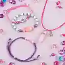 Kit Para Hacer Pulseras Collar Juguete Para Niña Brillante