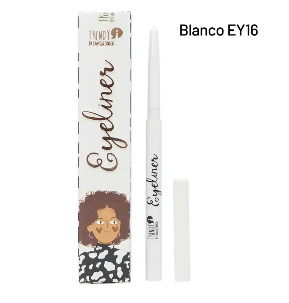  Lapiz De Ojos  TRENDY  Ref Ey16 Blanco 