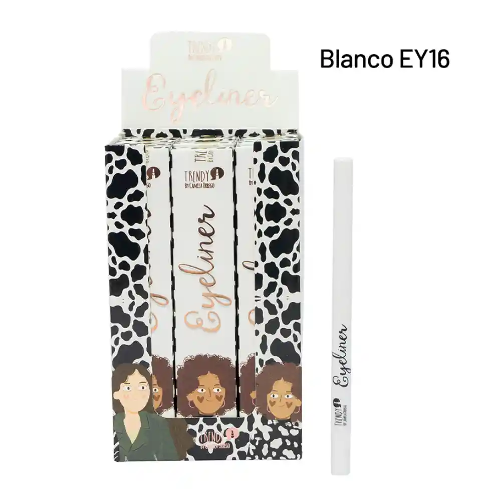  Lapiz De Ojos  TRENDY  Ref Ey16 Blanco 