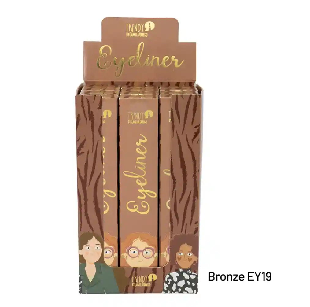  Lapiz De Ojos  TRENDY  Ref Ey19 Bronze 