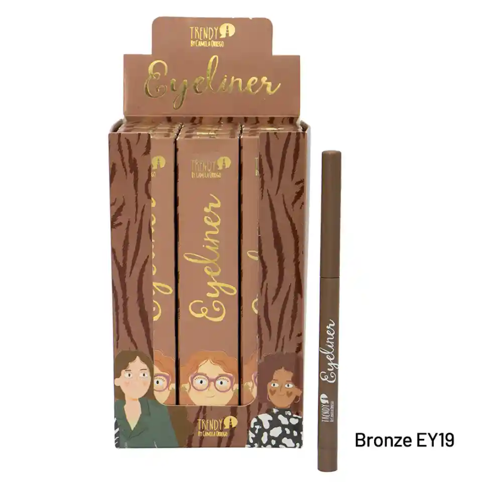  Lapiz De Ojos  TRENDY  Ref Ey19 Bronze 