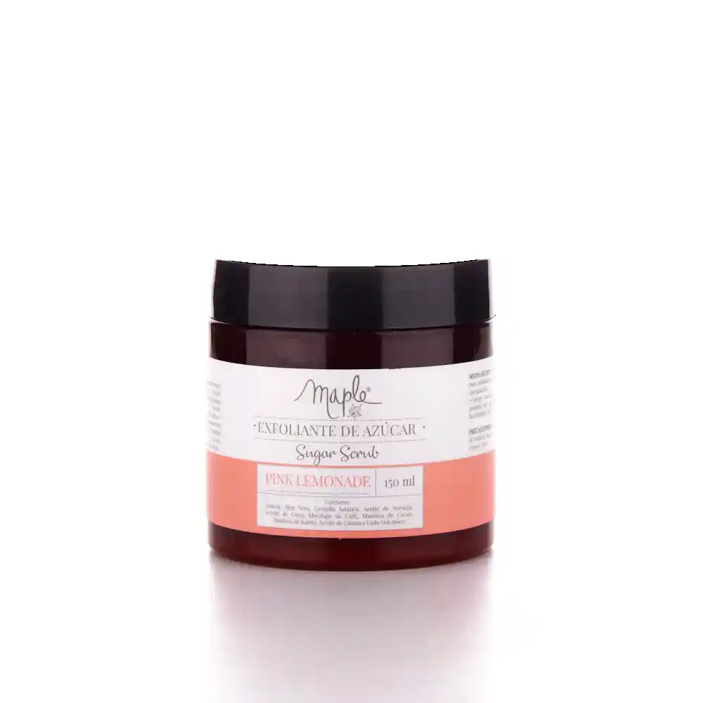 sugar scrub exFoliante de azucar pink lemonade
