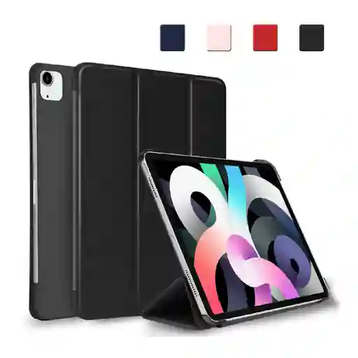 Estuche Smart Case Compatible Con Ipad Air 10.9 Versión 4 Y 5 - Negro