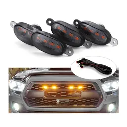 Luces Led Amarillas Lujo Para Persiana Parrilla Tipo Ford X4