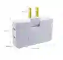 Adaptador Toma Corriente 3 Salidas Giratorio 2500w