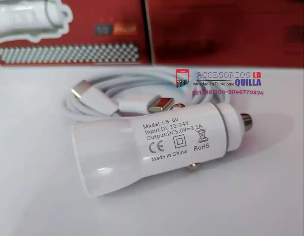 Cargador Para Carro 30w | Carga Rapida