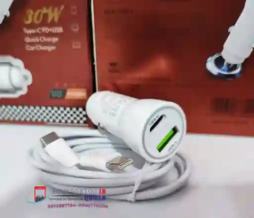Cargador Para Carro 30w | Carga Rapida