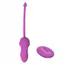 Vibrador De Descarga Eléctrica Miki Morado