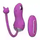 Vibrador De Descarga Eléctrica Miki Morado