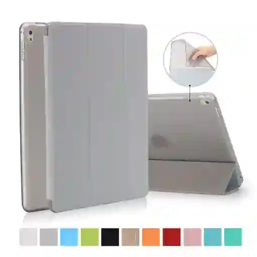 Estuche Protector Smart Folio Compatible Con Ipad Mini Versiones 1 2 3 4 Y 5 - Gris