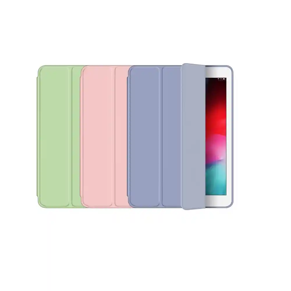 Estuche Protector Smart Folio Compatible Con Ipad Mini Versiones 1 2 3 4 Y 5 - Gris