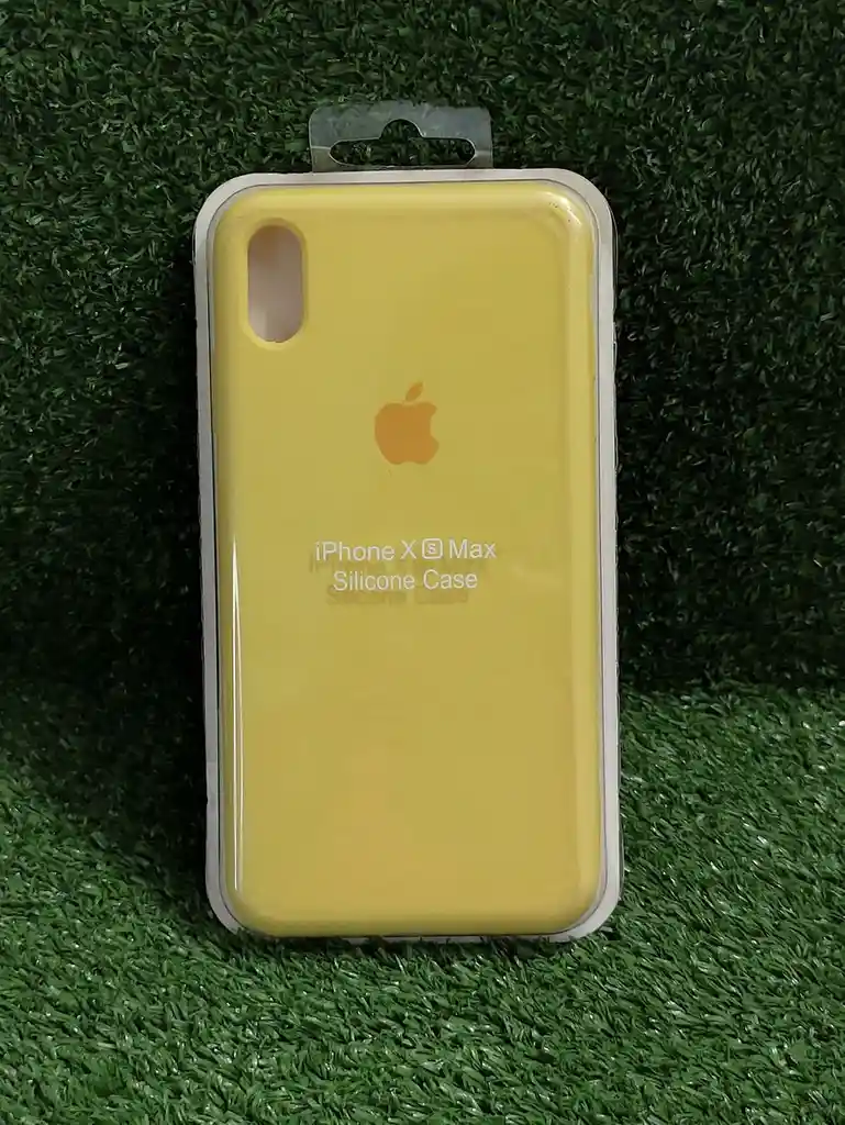 Iphone Xs Max | Forro Protector| Silicone Case | Amarillo | Iphone | Carcasa | Funda | Anti Humedad