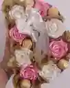 Inicial Con Rosas Y Chocolates