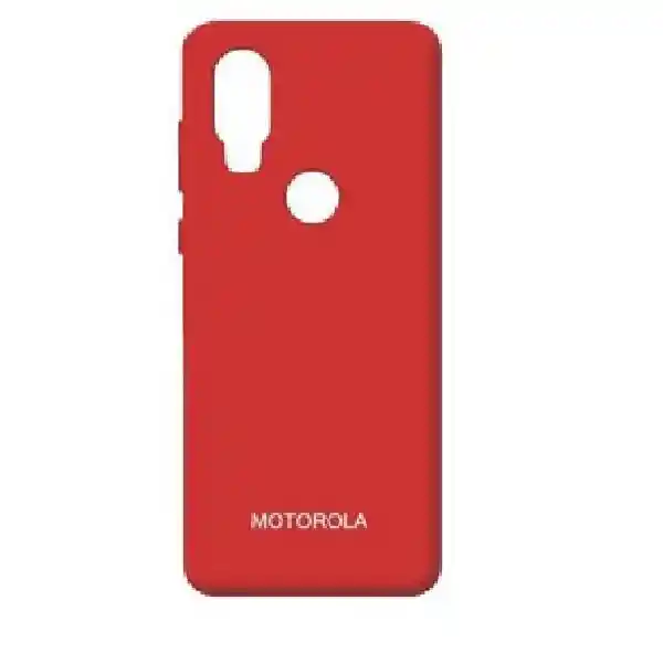 Funda Protectora Silicone Case Premium Rojo Para Moto One Vision