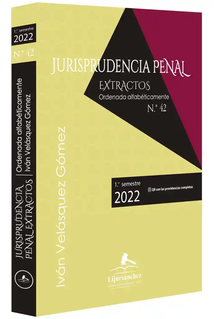 Jurisprudencia Penal Extractos 1ºsemestre 2022 Nº42