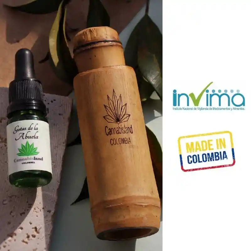 Aceite Natural Gotas De La Abuela Extracto Cannabis Cbd Al 20%