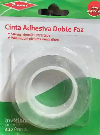 Cinta Adhesiva Doble Faz 18mm X 2m