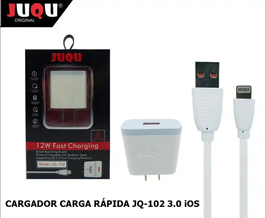 Cargador Carga Rapida Juqu T.c Iph V8