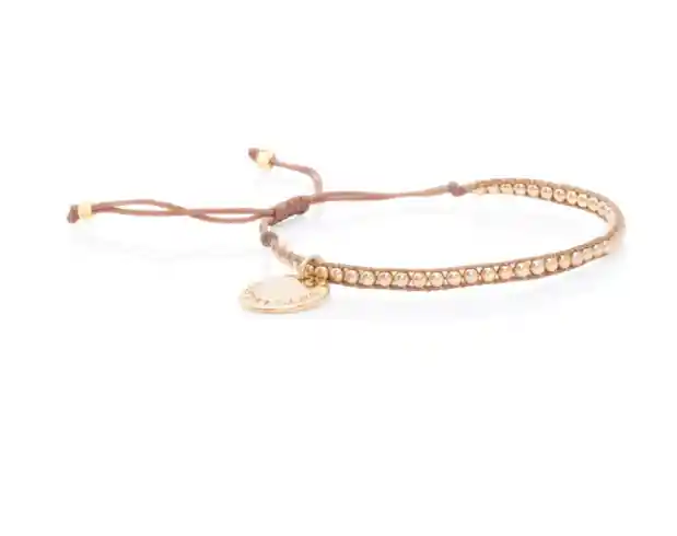 Pulsera Gold Power Beige