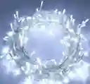 Luces De Navidad X160 Bombillos Luz Lineal Led Blancas Cable Siliconado