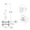 Soporte De Techo Para Tv T560-15 32 A 70 Pulgadas Ajustable