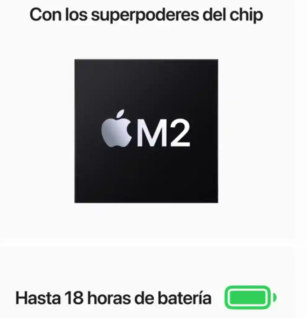 Macbook Air 13 Con Chip M2 (2022) 256gb - Medianoche